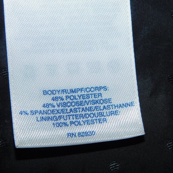 Lands End Womens 16 Gray single button Pinstripe Blazer - Picture 4 of 11